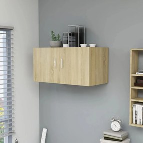 802798 vidaXL Dulap montat pe perete stejar Sonoma 80x39x40cm lemn prelucrat