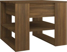 vidaXL Măsuță de cafea, stejar maro, 55,5x55x45 cm, lemn prelucrat