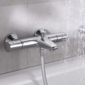 Baterie cada-dus termostatata Grohe Precision Start crom lucios