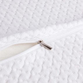 decoDoma Pernă ergonomică din spumă cu memorie alb-gri 60 x 35 cm