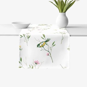 Goldea napron de masă 100% bumbac - viața în natură 35x180 cm