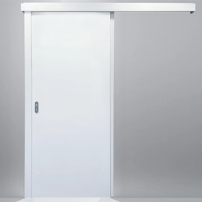 Usa glisanta Porta Decor cu incuietoare si toc porta tunel -Alb Alb, Folie Decor
