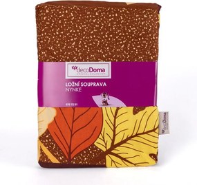 decoDoma Lenjerie de pat din microfibră NYNKE 2x pat simplu