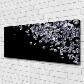 Tablou pe panza canvas Diamante Art Negru Gri Alb