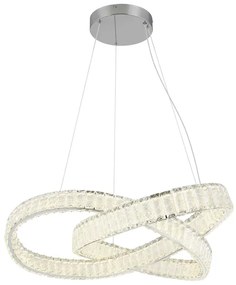 Lustră LED dimabilă pe cablu Globo 67162-110CCT MUCKY 110W/230V d. 78 cm + telecomandă