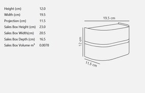 Aplica de exterior ambientala stil nordic IP44 Sibelis negru