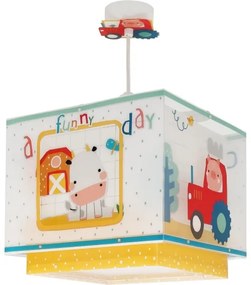 Lustră pentru copii MY FARM 1xE27/15W/230V Dalber 63402