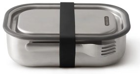 Cutie pentru alimente Black+Blum BAM-SS-L018, 1 L, Dreptunghiulara, Sigura pentru cuptor,Fara BPA, Otel inoxidabil, Gri