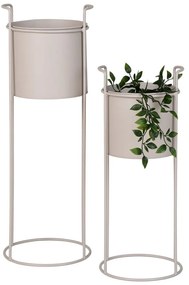 Ghivece decorative 2 buc. din metal ø 21,5 cm Rabo – House Nordic