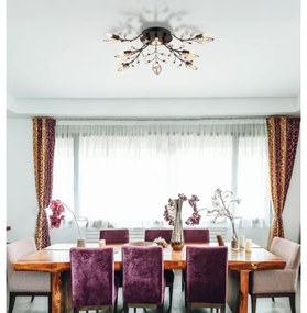 Globo 63007-8 - Plafonieră JANIS 8xG9/5W/230V, Ø 76 cm