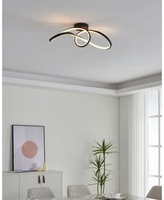 Plafonieră LED RGBW dimabilă Eglo 901158 CALAROSSA-Z LED/22W/230V negru