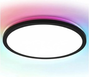 Brilagi - Plafonieră LED RGBW VIBE, reglabilă, LED/36W/230V 3000-6500K, negru + telecomandă