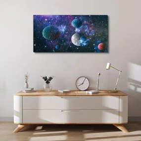 Tablou canvas cerul planetei stele