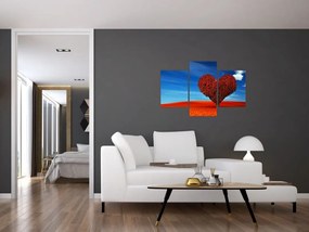 Tablou - Inimă din copac (90x60 cm)