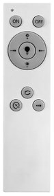 Rabalux 71389 - Plafonieră LED DRUSUS, reglabilă, 40W/230V 3000-6500K + telecomandă