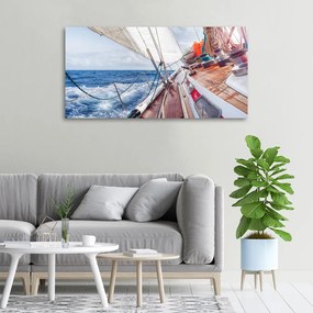 Tablou canvas Barcă cu pânze pe mare