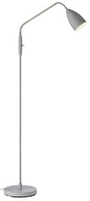 Lampadar gri LED cu intensitate reglabilă cu abajur din metal (înălțime 140 cm) Patro – Markslöjd