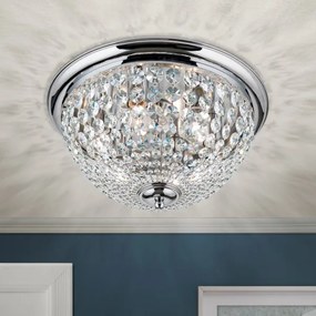 Plafonieră de cristal Orion DLU 1840/47 PLAFOND 6xE27/40W/230V d. 47 cm crom