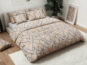 Lenjerie de pat din bumbac crem SORGI Dimensiune lenjerie de pat: 2 buc 70 x 90 cm | 200 x 220 cm