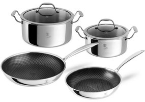 BerlingerHaus Set de vase cu suprafață din titan Eternal, 6 piese