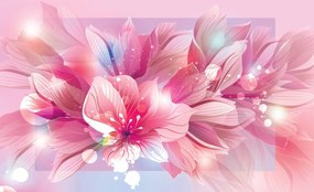 Fototapet - Arta florală - abstract (152,5x104 cm)