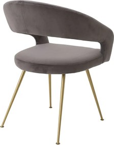 Scaun design elegant LUX Bravo, savona gri 115045 HZ