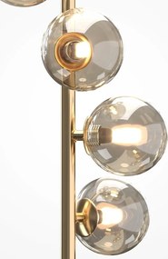 Lampadar modern cu 6 de surse de lumina Dallas auriu