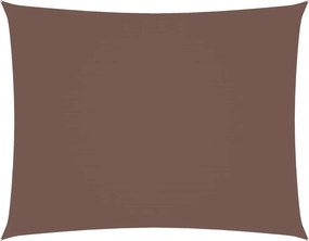 vidaXL Parasolar, maro, 3x4,5 m, țesătură oxford, dreptunghiular