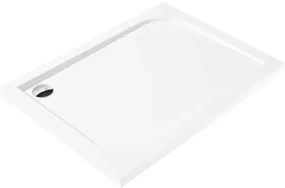 Cadita de dus Deante Cubi alb 90x100 cm