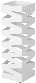 Suport Umbrela Fence White, 15.5 x 15.5 x 49 cm
