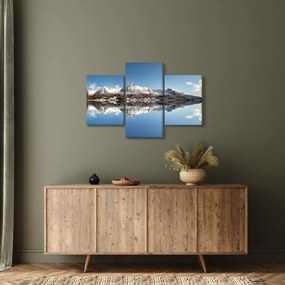 Tablou cu munți și reflectarea lor (90x60 cm)