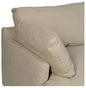 Canapea bej cu tapițerie din in 212 cm – Ixia