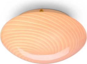 Halo Design 748709 - Plafonieră CANDY 1xE27/40W/230V, Ø 30 cm, roz/alamă