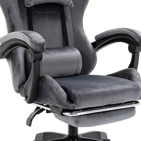 Scaun de birou/gaming, gri, LOPES