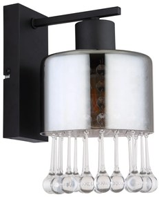Aplica de perete design modern Hendry negru