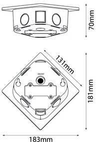 Corp de iluminat LED solar Globo 36494 LED/0,5W/3,2V IP54