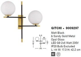 Aplica de perete design modern GITCHI