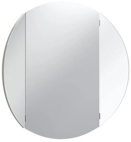 Oglinda rotunda masuta toaleta VOX Simple, Gri