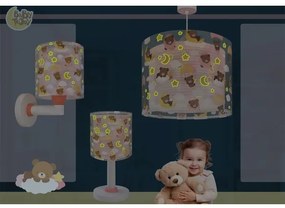Dalber 41579S - Aplică de perete pentru copii BABY TEDDY, 1xE27/15W/230V, roz
