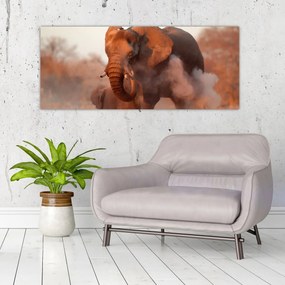 Tablou - Marele elefant african (120x50 cm)