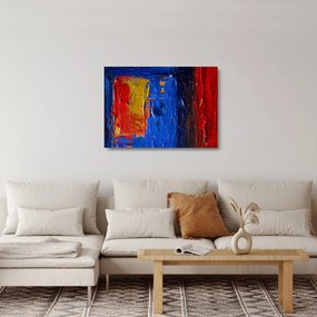 Tablou pe sticlă cu culorile pentru artiști (70x50 cm)