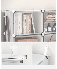 Raft modular cu compartimente BOXIFY, alb