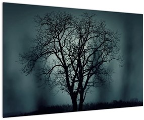 Tablou copaci în eclipsă (90x60 cm)