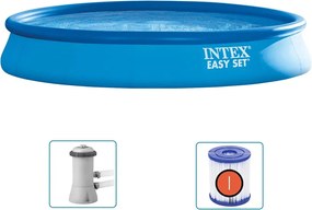 INTEX Piscină Easy Set cu sistem de filtrare, 457 x 84 cm