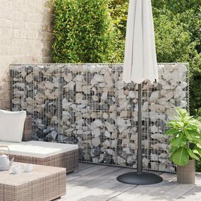 vidaXL Perete gabion cu capace, 100 x 20 x 150 cm, oțel galvanizat