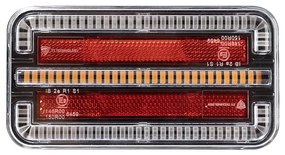 Lampă LED combinată cu semnalizator de direcție dinamic LED/12-24V IP65