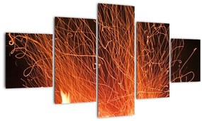 Tablou cu focul (125x70 cm), în 40 de alte dimensiuni noi