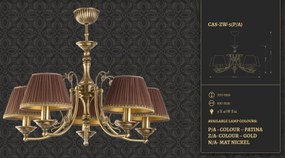 Candelabru 5 brate design clasic realizat manual CASAMIA