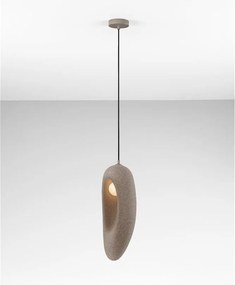 Pendul design modern, Stone Brown, TEMPUS, 18x48cm