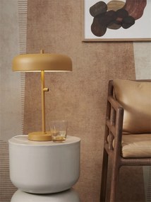 Veioza/Lampa de masa din metal Porto L mustar